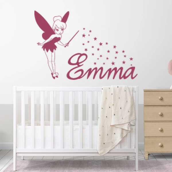 Sticker Emma Fée Clochette Etoiles 2