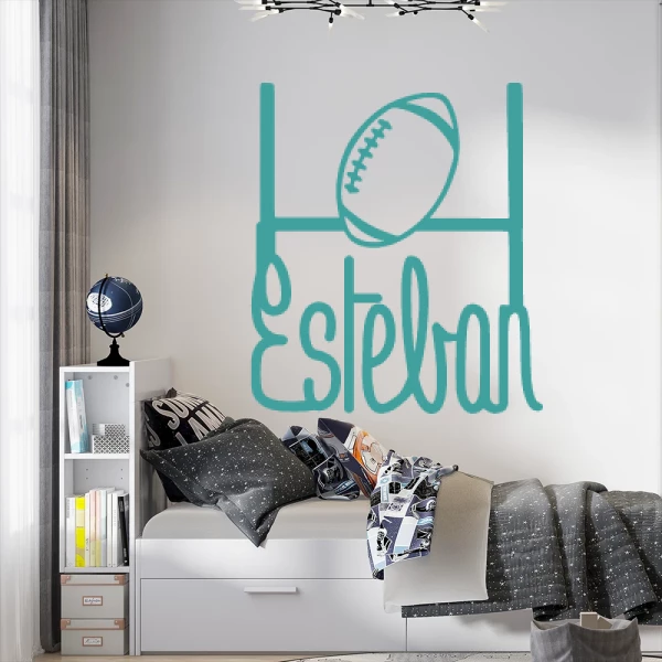 Sticker Esteban Scolaire Rugby
