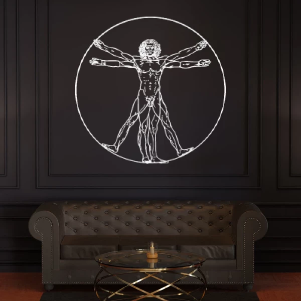 Sticker Homme de vitruve