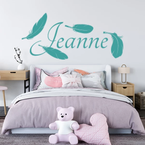 Sticker Jeanne Plumes