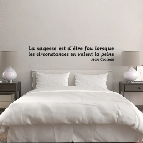 Sticker La Sagesse - Cocteau