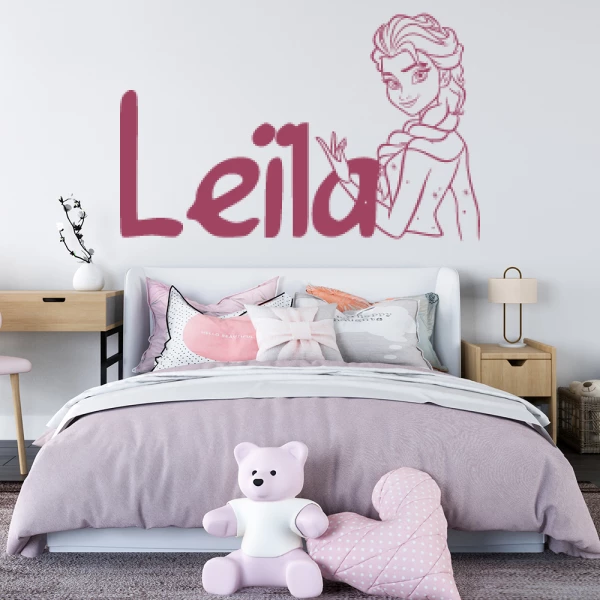 Sticker Leïla Reine des Neiges