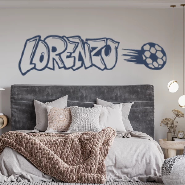 Sticker Lorenzo Graffiti Football