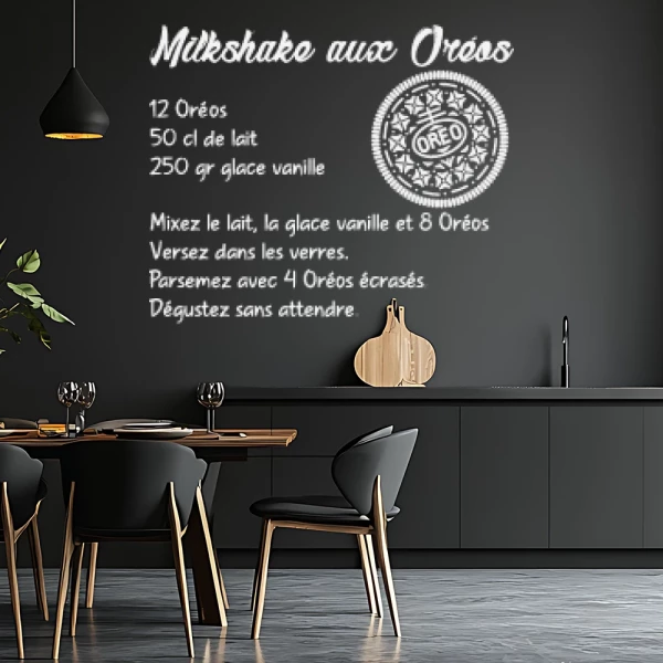 Sticker Milkshake Oréo