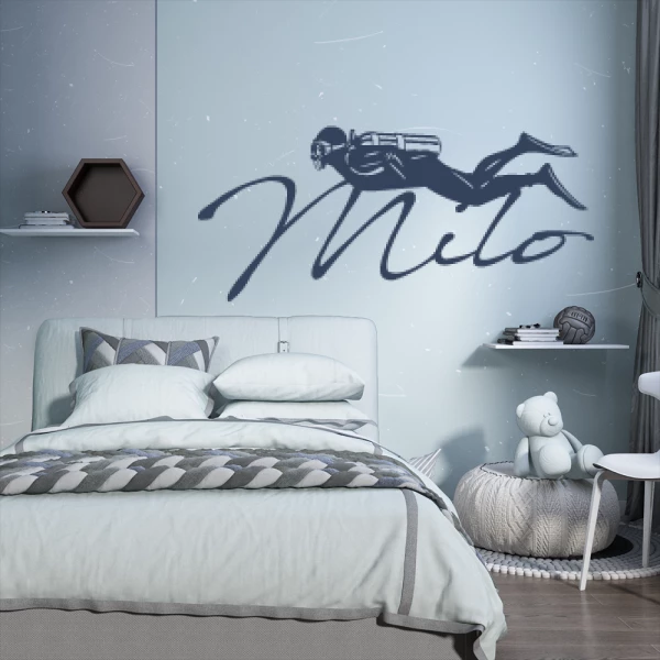 Sticker Milo plongeur