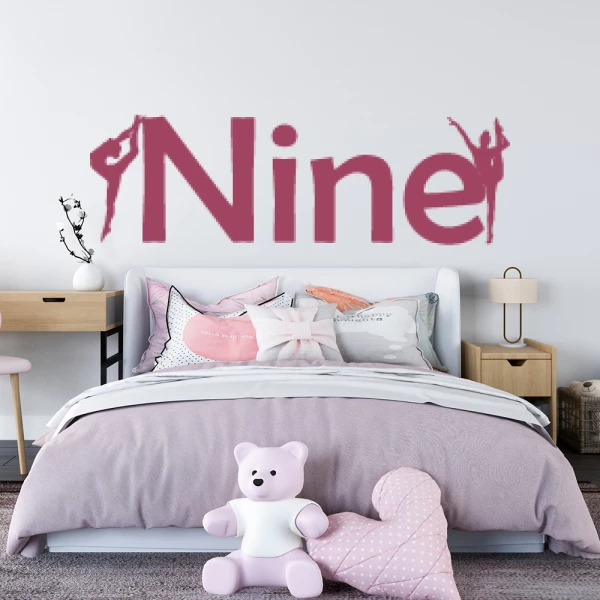 Sticker Nine Gymnastes