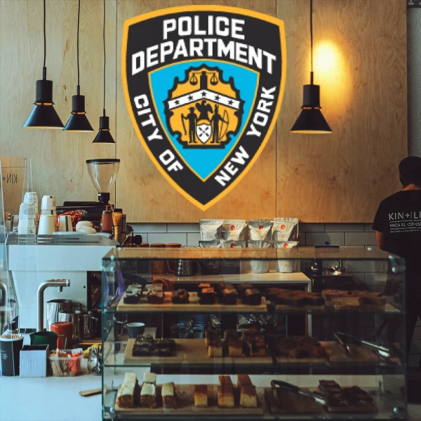 Sticker Police Department New York - Imprimé