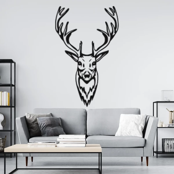Sticker Tête de Cerf