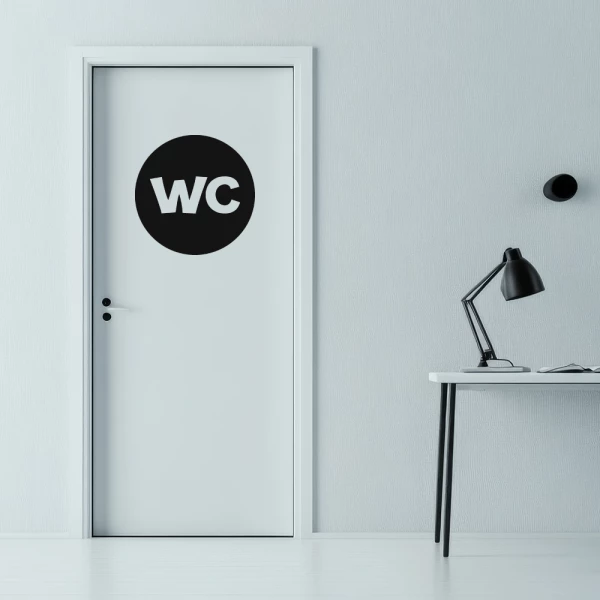 Sticker WC Encerclé