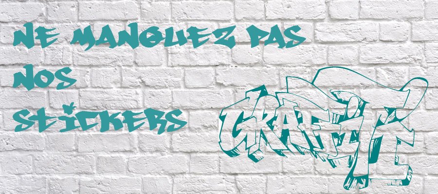 Nos stickers dcoratifs 'Graffiti'