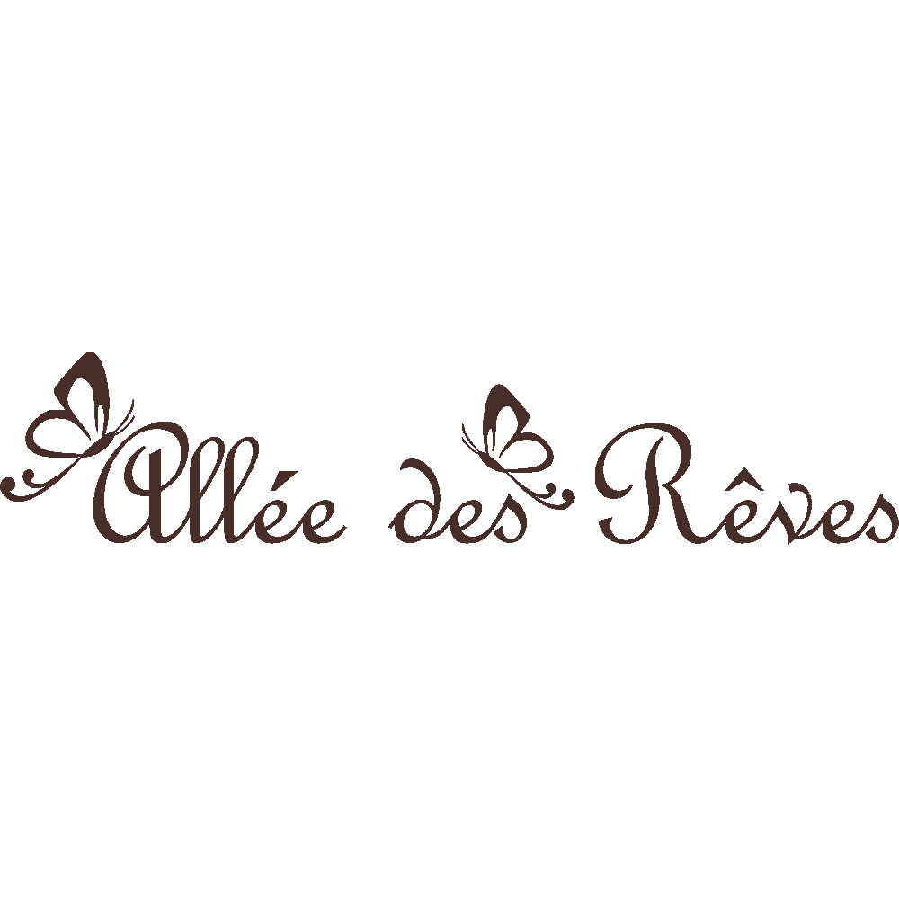 Wall sticker: customization of Alle des Rves