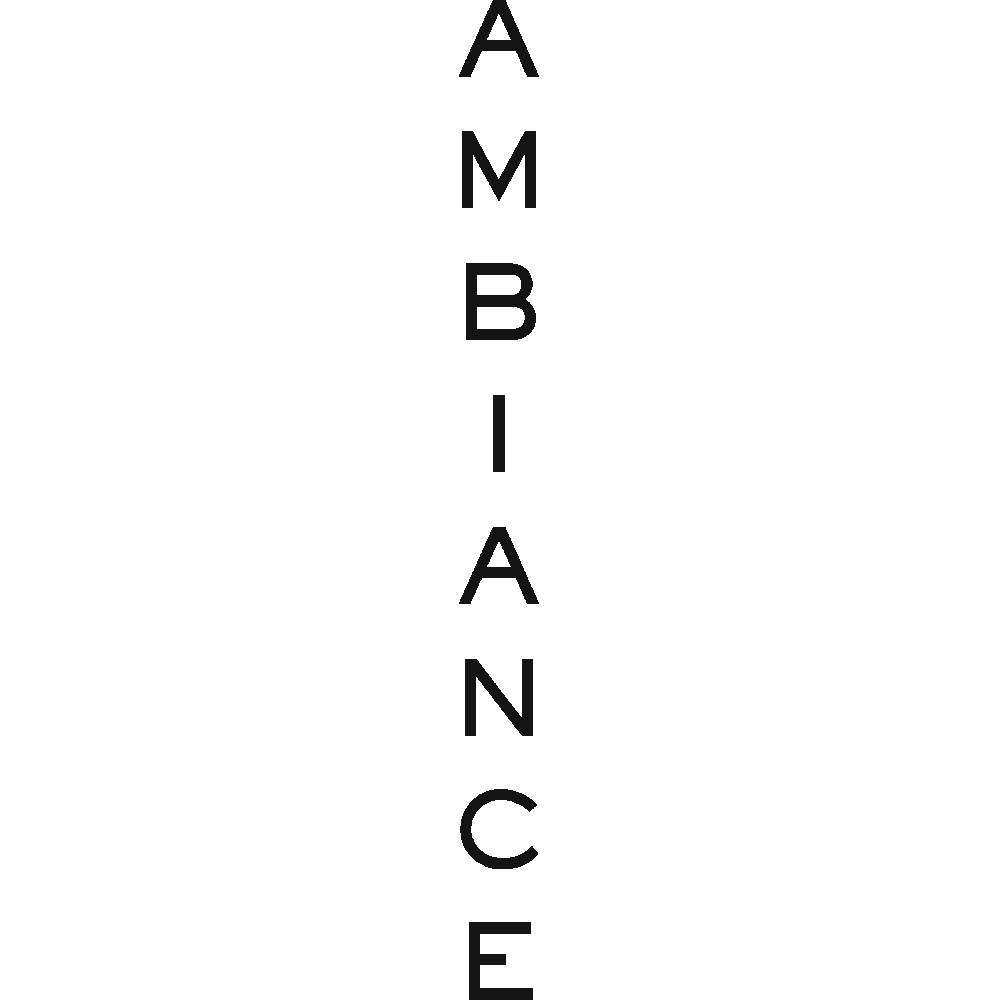 Customization of Ambiance - Vertical
