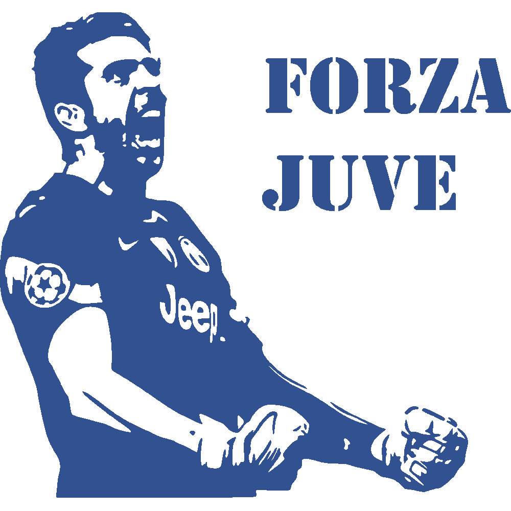 Muur sticker: aanpassing van Buffon