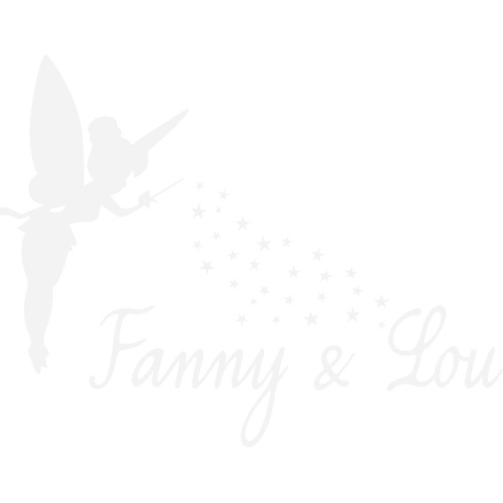 Sticker mural: personnalisation de Fanny & Lou Fe Clochette Etoiles 3