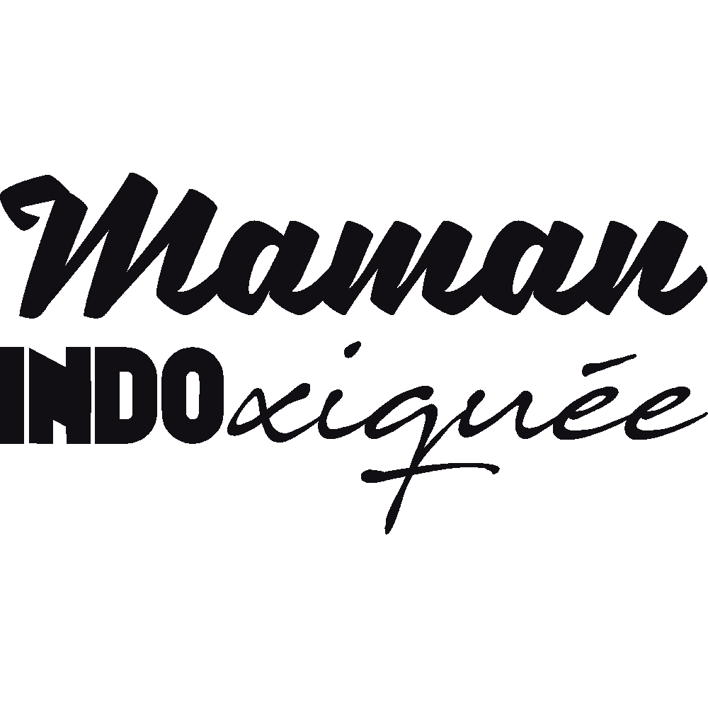 Personnalisation de T-Shirt  Maman Indoxique 