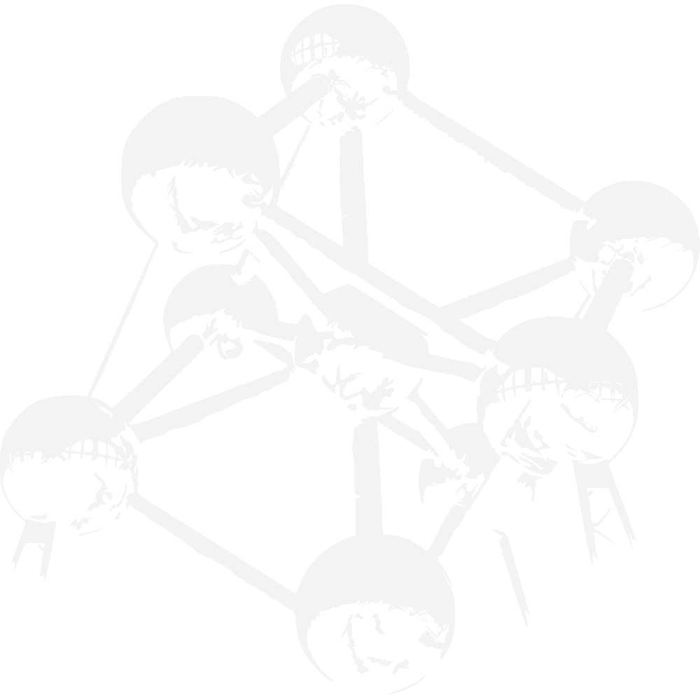 Sticker mural: personnalisation de Atomium