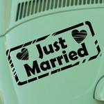 Just Married - Plaque
